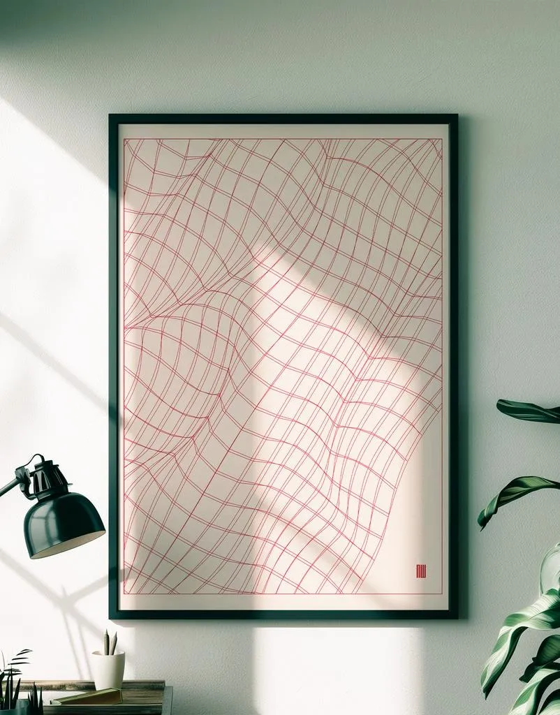 Generative art poster concept